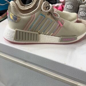 Adidas Women’s Sneakers - Beige and Pink